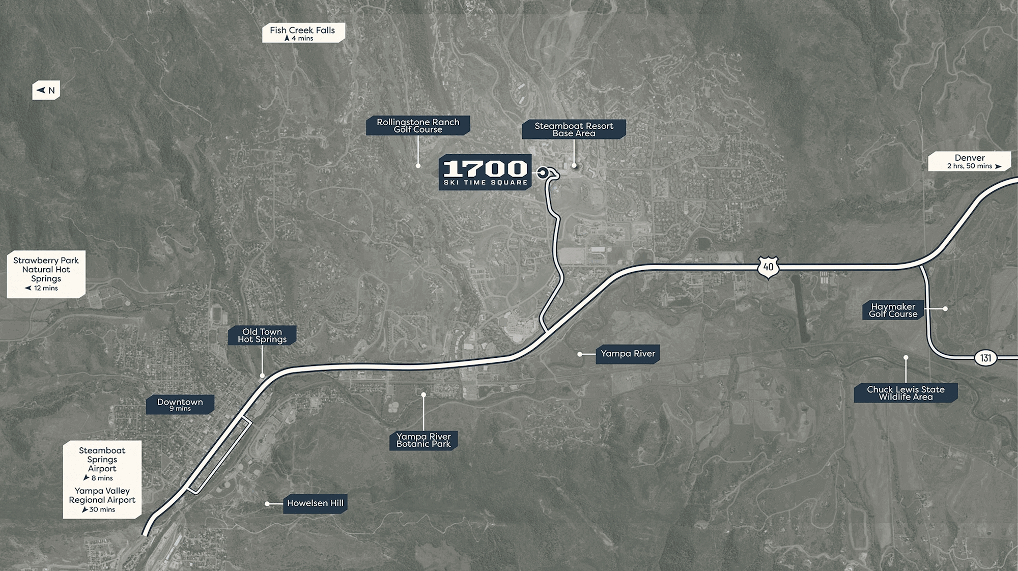 1700 Steamboat Proximity Map